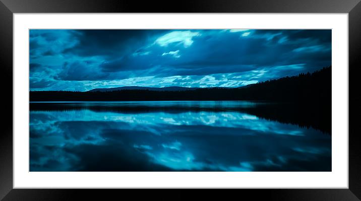 Loch Garten Blue Framed Mounted Print by Keith Thorburn EFIAP/b