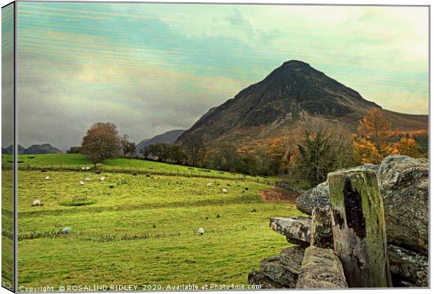 "Remembering the Lake district" Canvas Print by ROS RIDLEY