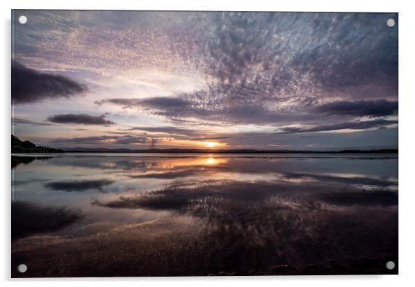 Sunset  Acrylic by Alan Sinclair