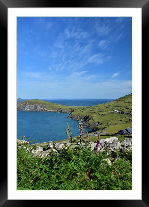 Coumeenole Framed Mounted Print by barbara walsh