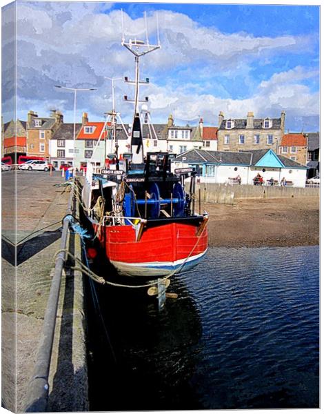 anstruther-scotland 2 Canvas Print by dale rys (LP)
