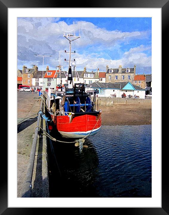 anstruther-scotland 2 Framed Mounted Print by dale rys (LP)