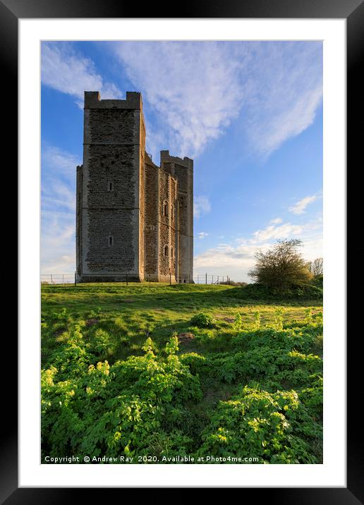 Towards Orford Castle Framed Mounted Print by Andrew Ray