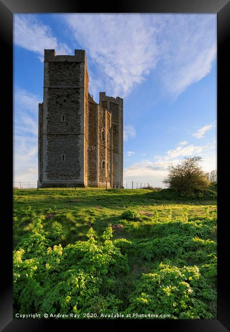 Towards Orford Castle Framed Print by Andrew Ray