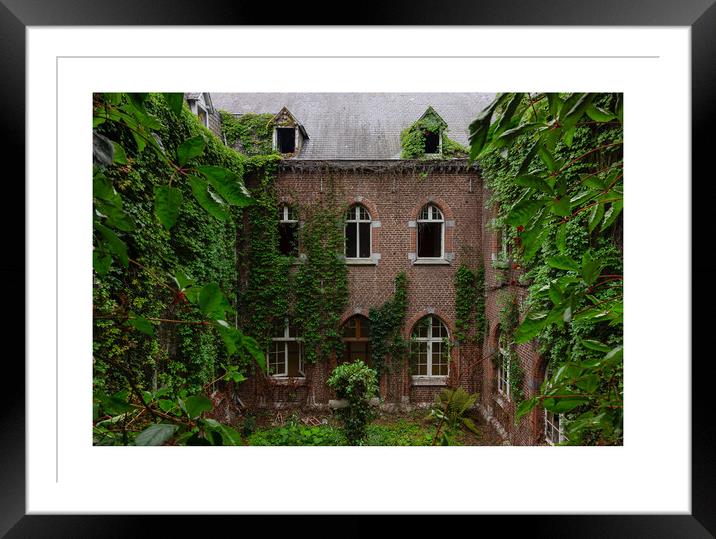 The Courtyard  Framed Mounted Print by Jade Brimfield