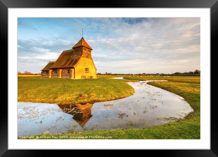 Fairfield Church Framed Mounted Print by Andrew Ray