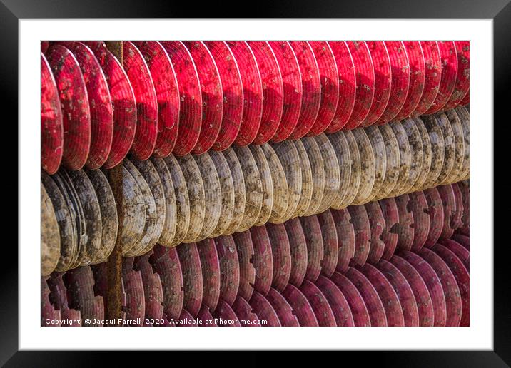 Oyster Farming Framed Mounted Print by Jacqui Farrell