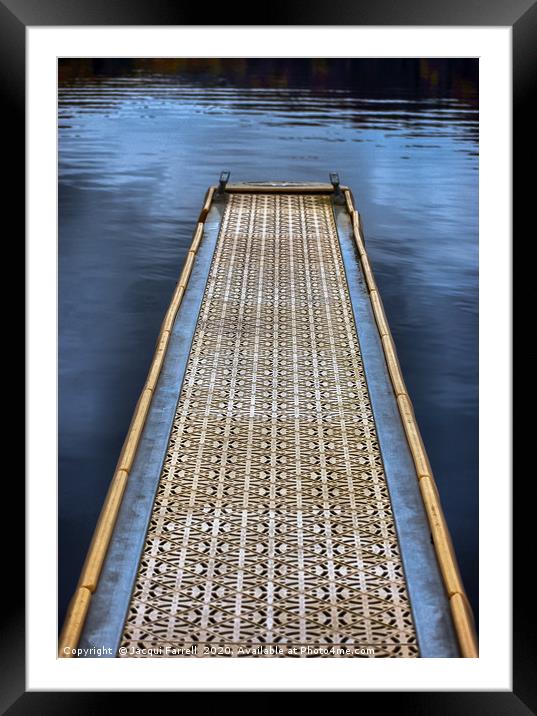 Lakeside Walkway Framed Mounted Print by Jacqui Farrell