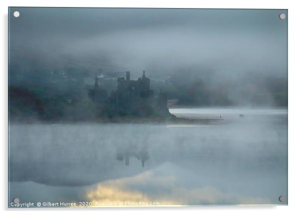 Kilchurn Castle Scotland Acrylic by Gilbert Hurree