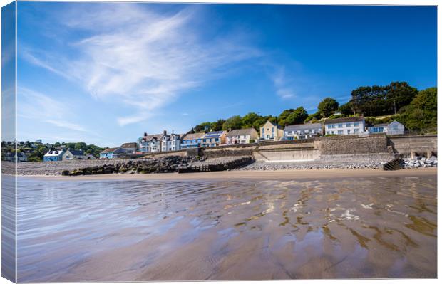 Amroth Beach, Pembrokeshire, Wales. Canvas Print by Colin Allen