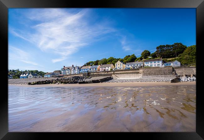Amroth Beach, Pembrokeshire, Wales. Framed Print by Colin Allen