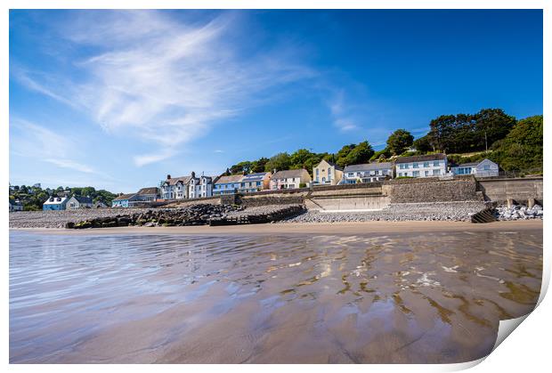 Amroth Beach, Pembrokeshire, Wales. Print by Colin Allen