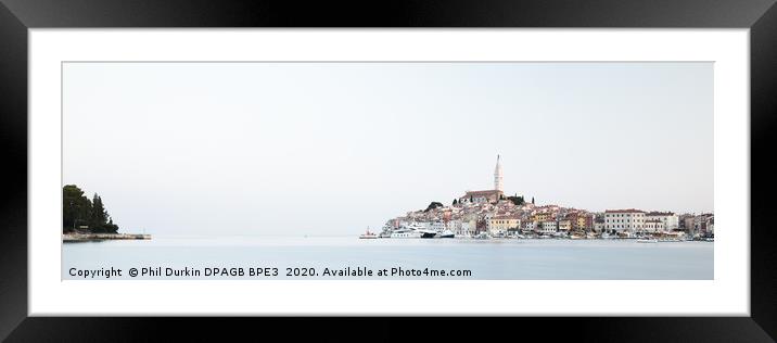 Rovinj Croatia Framed Mounted Print by Phil Durkin DPAGB BPE4