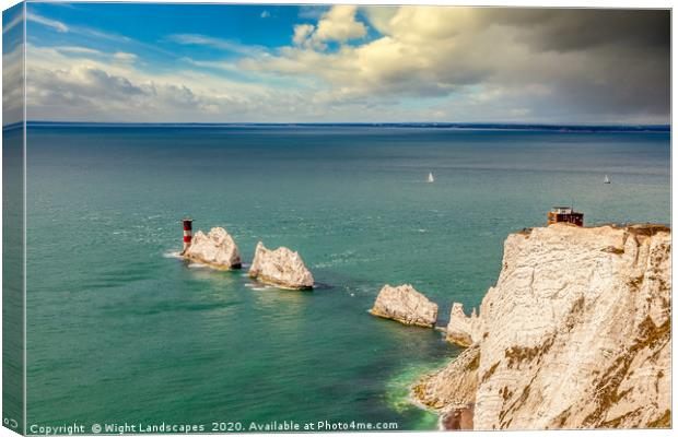 The Needles Isle Of Wight Canvas Print by Wight Landscapes