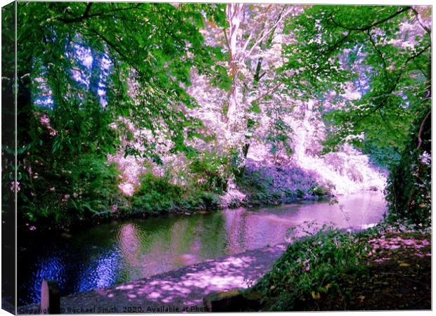 Romiley Peak Forest Canal Canvas Print by Rachael Smith