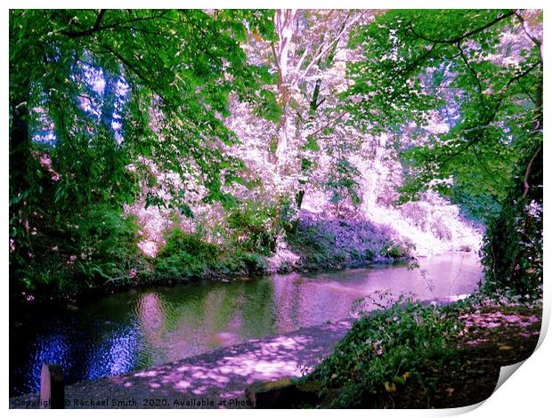 Romiley Peak Forest Canal Print by Rachael Smith