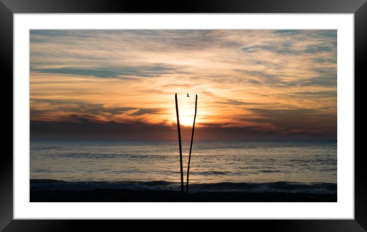 perfect timing Framed Mounted Print by juan manuel soto