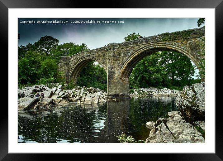 Devils Bridge, Kirkby Lonsdale, Cumbria...         Framed Mounted Print by Andy Blackburn