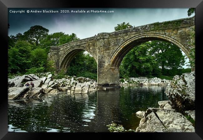 Devils Bridge, Kirkby Lonsdale, Cumbria...         Framed Print by Andy Blackburn