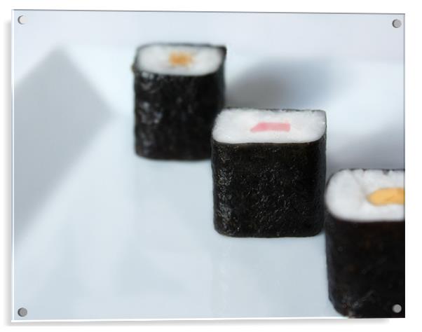 Sushi Acrylic by CJ Barnard