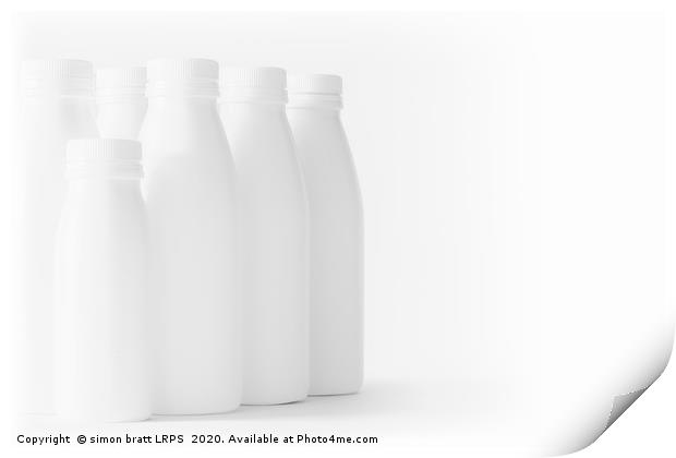White Trash - recycled bottles artwork 0003 Print by Simon Bratt LRPS