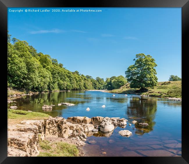 The River Tees at Rokeby in Summer (2) Framed Print by Richard Laidler