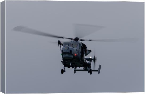 Royal Navy Lynx Helicopter Canvas Print by Paul Chambers