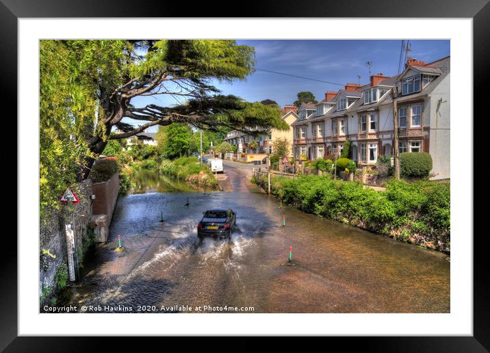 Sidmouth Ford  Framed Mounted Print by Rob Hawkins
