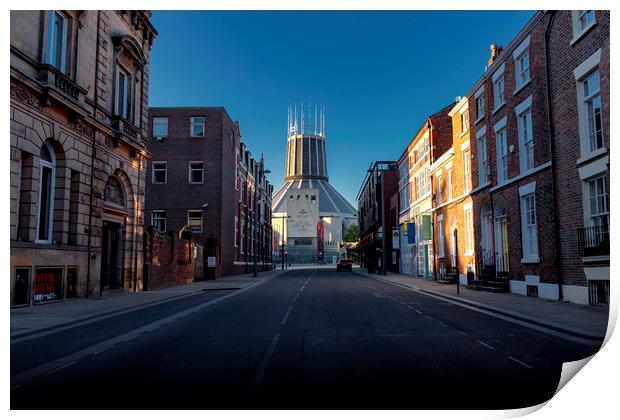 LIVERPOOL CATHEDRAL Print by Kevin Elias