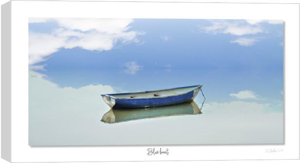 Blue boat Canvas Print by JC studios LRPS ARPS