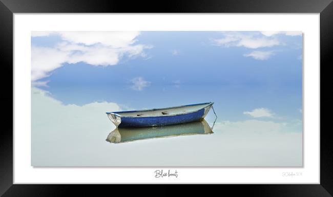 Blue boat Framed Print by JC studios LRPS ARPS