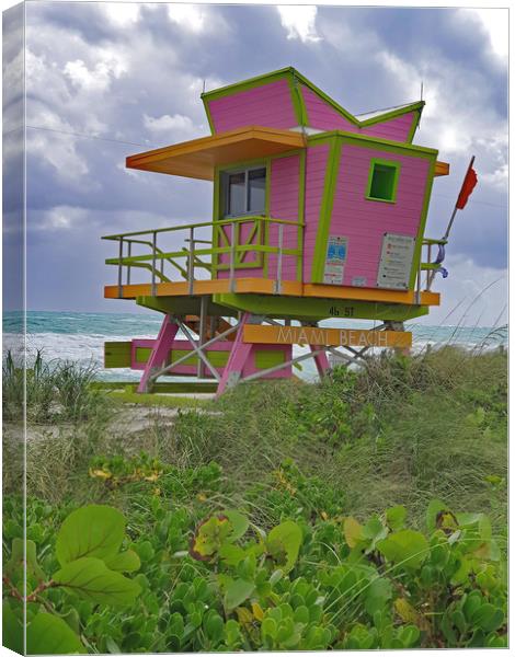 Life Guard Station Canvas Print by Tony Murtagh