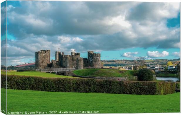 A Majestic Castle Canvas Print by Jane Metters