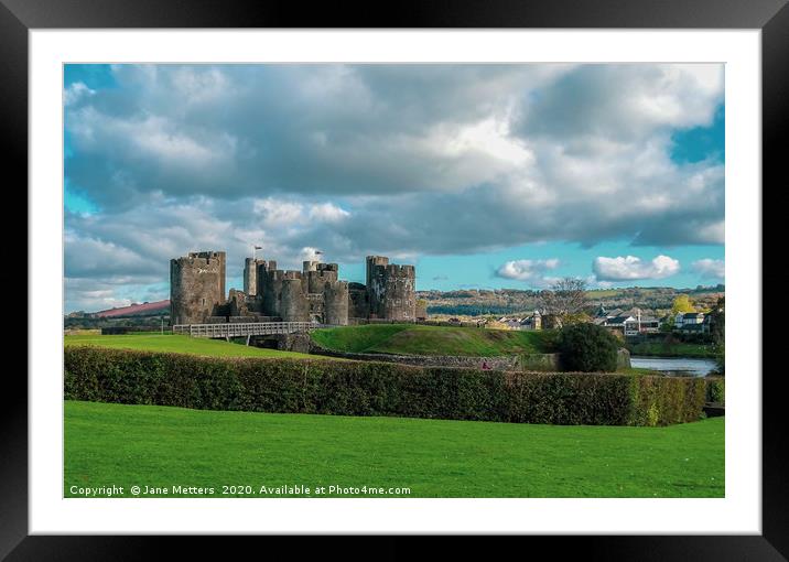 A Majestic Castle Framed Mounted Print by Jane Metters