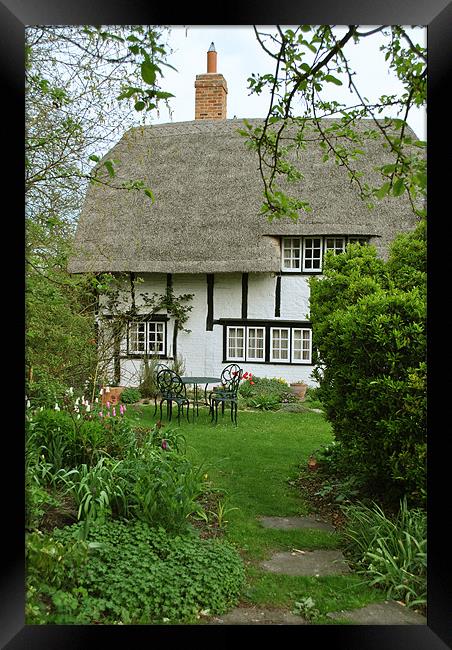 Old Church Cottage, Long Marston Framed Print by graham young