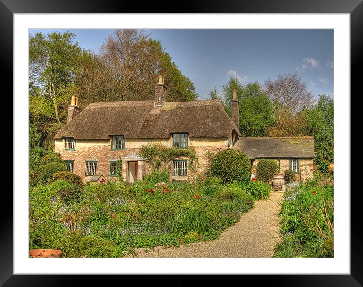 Hardy's Cottage Framed Mounted Print by Nicola Clark
