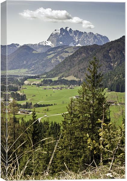 Across the Valley II Canvas Print by richard downes