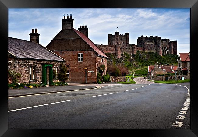 Bamburgh Castle, Northumberland. UK Framed Print by David Lewins (LRPS)