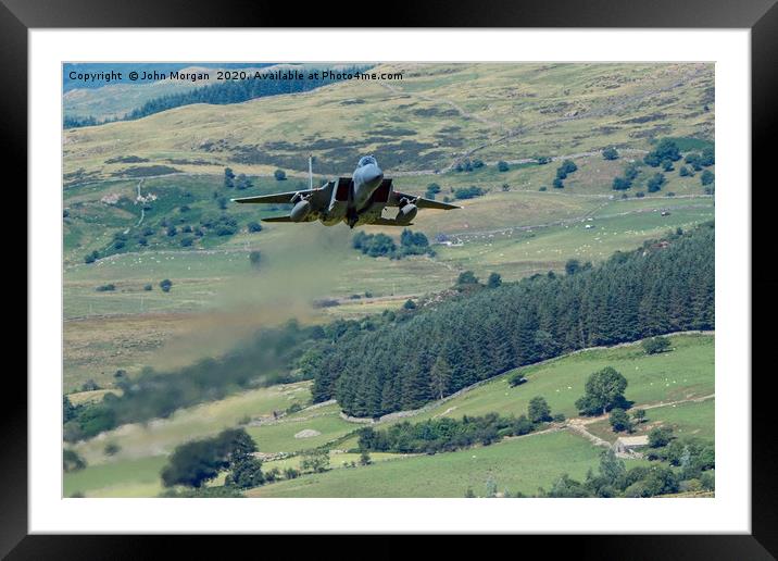 Low level flyer. Framed Mounted Print by John Morgan