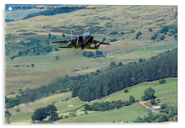 Low level flyer. Acrylic by John Morgan