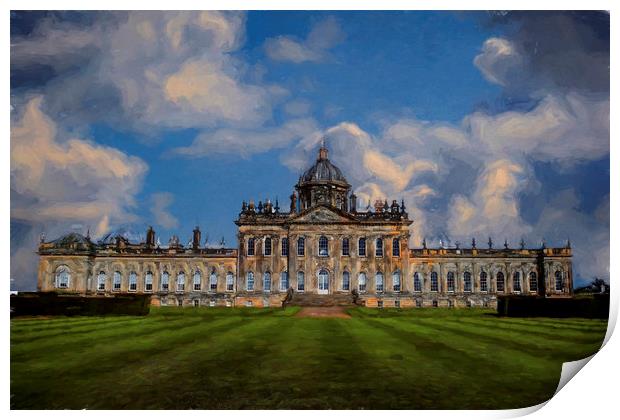 Castle Howard Print by Colin Metcalf