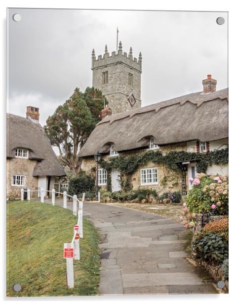 Godshill, Isle of Wight Acrylic by Graham Custance