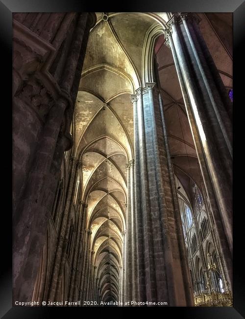 Bourges Cathedral, France  Framed Print by Jacqui Farrell