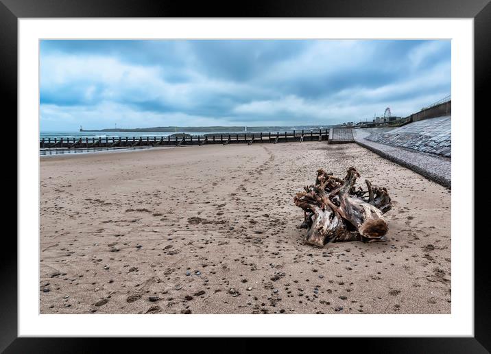 Aberdeen Beach Framed Mounted Print by Valerie Paterson