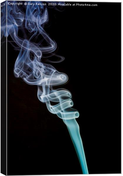 Smoke Trail Photography  Canvas Print by Gary Kenyon
