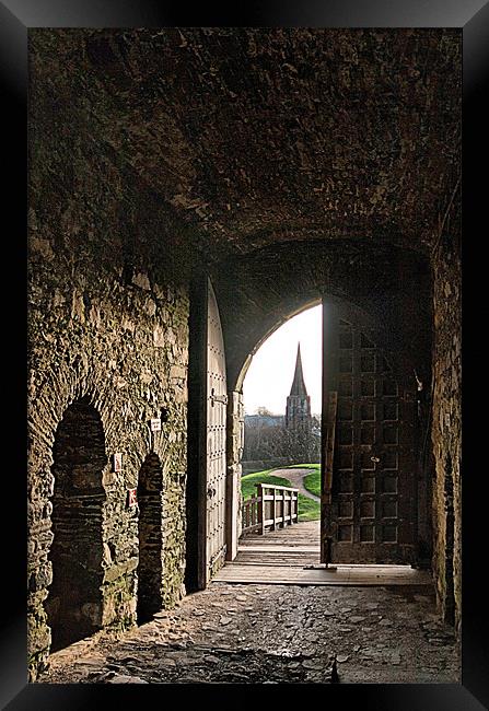 Kidwelly Castle Gatehouse Framed Print by Brian Beckett