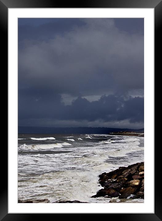 Stormy Weather Framed Mounted Print by Brian Beckett