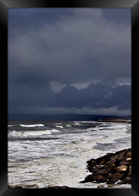 Stormy Weather Framed Print by Brian Beckett
