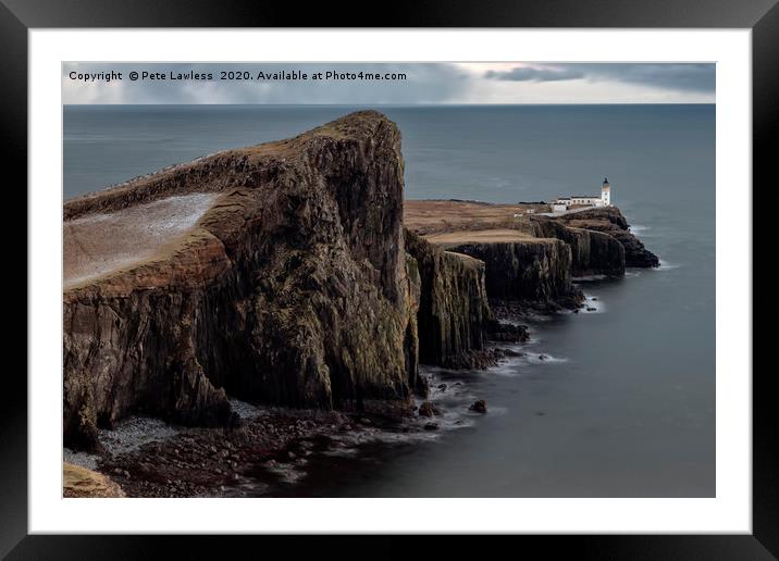 Neist Point  Framed Mounted Print by Pete Lawless