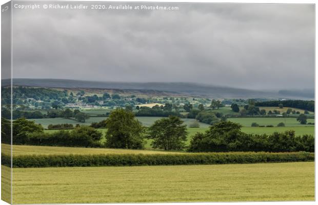 Brightening Up Over Barningham Canvas Print by Richard Laidler